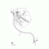 Схема вузла: Головний циліндр 2 Yamaha YZF1000R Thunderace