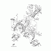 Схема узла: Рама 2 Yamaha MT01 MT-01