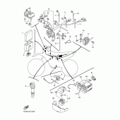 Схема вузла: Електроустаткування 1 Yamaha WR250 WR250F