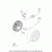 Схема вузла: Генератор Yamaha XV1700 Road Star S