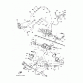 Схема вузла: Впускна система Yamaha XV1900 Raider S