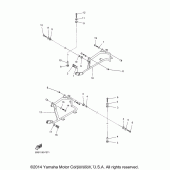 Схема узла: Saddlebag mounting Yamaha XVS1300 V-Star Deluxe