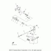 Схема вузла: Вал перемикання Yamaha XVS650 V-Star Custom