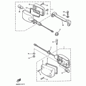 Схема узла: Поворотники Yamaha XJ900 Diversion