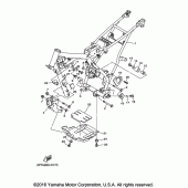 Схема вузла: Рама Yamaha TTR125 TT-R125