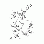 Схема узла: Рулевой механизм Yamaha XV535 Virago