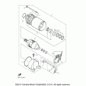 Схема вузла: Електричний стартер Yamaha YZF600R Thundercat