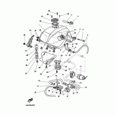 Схема узла: Топливный бак Yamaha BT1100 Bulldog