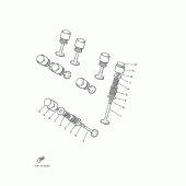 Схема вузла: Клапан Yamaha VMX12 V-MAX