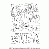 Схема вузла: Електроустаткування 1 Yamaha XT250 XT250