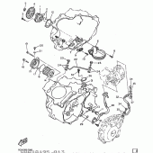 Схема узла: Масляный насос Yamaha TT600