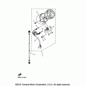 Схема узла: Панель приборов Yamaha XV250 V-Star