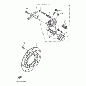 Схема узла: Hinterrad-bremssatel Yamaha XT600 XT600