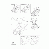 Схема вузла: Крило Yamaha TTR50 TT-R50