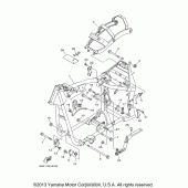 Схема узла: Рама Yamaha XV1600 Road Star Silverado