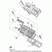Схема вузла: Головка циліндра Yamaha YZF600R Thundercat