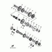 Схема узла: Трансмиссия Yamaha YZ125