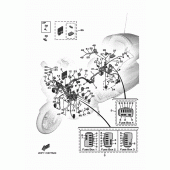 Схема узла: Электрооборудование 2 Yamaha XV1900 Star Venture