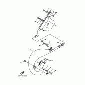 Схема узла: Выхлопная система Yamaha YZ125