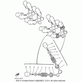 Схема узла: Клапан Yamaha YZF600R Thundercat