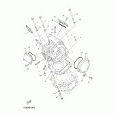 Схема вузла: Головка циліндра Yamaha XT660 XT660Z Tenere