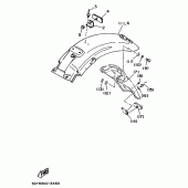 Схема узла: Опция (CHASSIS 1; FOR ITALY) Yamaha XV535 Virago