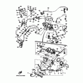 Схема вузла: Впускна система Yamaha XV1700 Road Star Midnight Warrior
