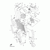 Схема узла: Radiateur и tuyau Yamaha YZF-R6/ YZF600 R6