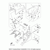 Схема вузла: Сидіння Yamaha FZ6 FZ6R