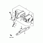 Схема вузла: Задній ліхтар Yamaha XV535 Virago