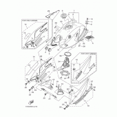 Схема узла: Топливный бак Yamaha YBR125