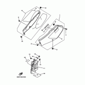 Схема вузла: Боковая крышка Yamaha TT-R250 TT-R250