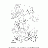 Схема узла: Масляный насос Yamaha XV1700 Road Star S