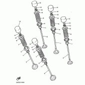 Схема узла: Клапан Yamaha YZF1000R Thunderace