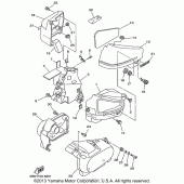Схема узла: Боковая крышка Yamaha XVS650 V-Star Classic