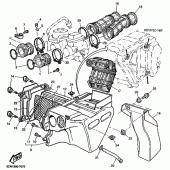 Схема вузла: Впускна система Yamaha TT600
