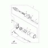Схема узла: Стартер электрический Yamaha TTR125 TT-R125