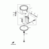 Схема вузла: Панель приладів Yamaha XVS250 Drag Star