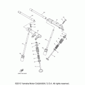 Схема вузла: Клапан Yamaha XV1600 Road Star Silverado