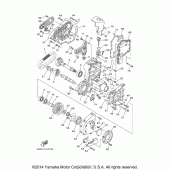 Схема вузла: Проміжна передача Yamaha XV1900 Stratoliner Deluxe