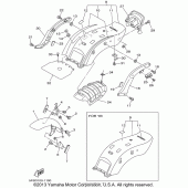 Схема вузла: Крило Yamaha XVS650 V-Star Custom