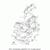 Схема узла: Рама Yamaha XV1700 Road Star Midnight
