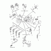 Схема вузла: Електроустаткування 1 Yamaha YZF-R6/ YZF600 R6