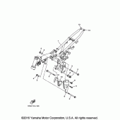 Схема узла: Рама Yamaha TTR50 TT-R50