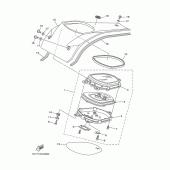 Схема узла: Панель приборов Yamaha XV1900 Midnight Star