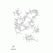 Схема узла: Рама Yamaha YP250 X-MAX