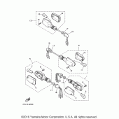 Схема узла: Поворотники Yamaha TW200