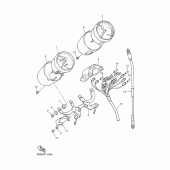 Схема узла: Панель приборов Yamaha XJ600 Diversion (Naked)
