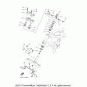 Схема вузла: Рульовий механізм Yamaha XVS1100 V-Star Classic