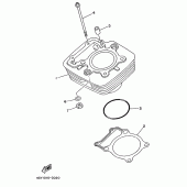 Схема узла: Цилиндр Yamaha TT250R TT-R